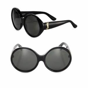YSL Saint Laurent oversized round sunglasses